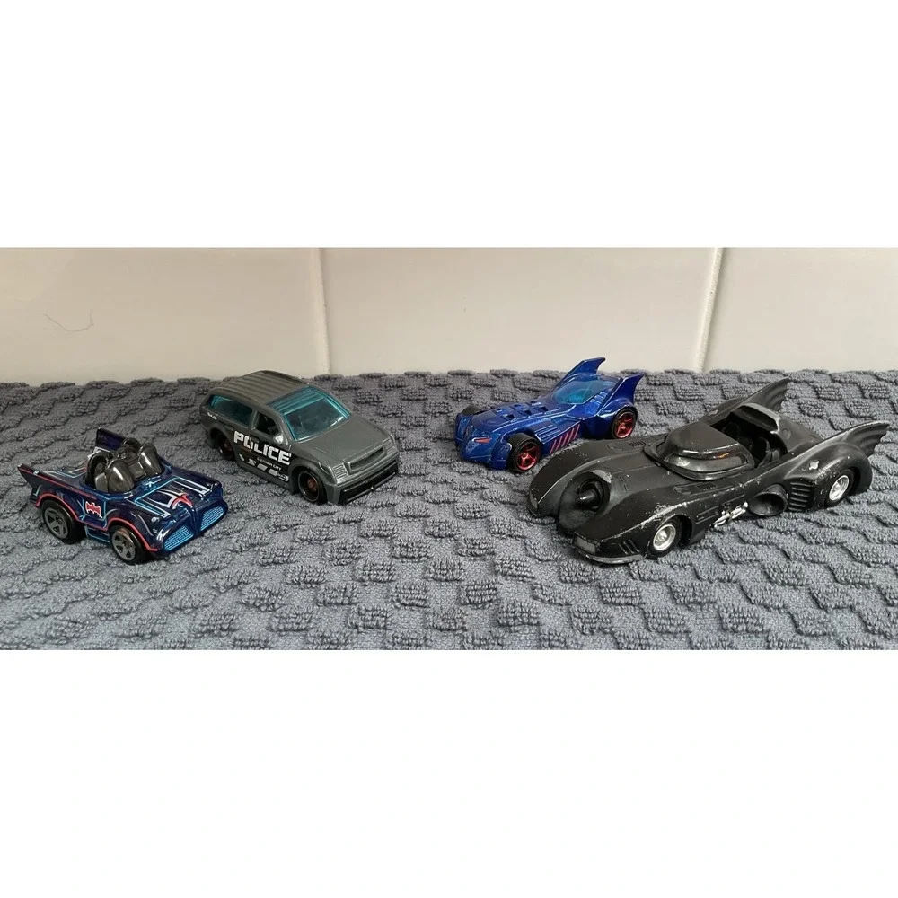 DC Comics Batman Batmobile Lot of 4 Die Cast Cars Mixed Lot